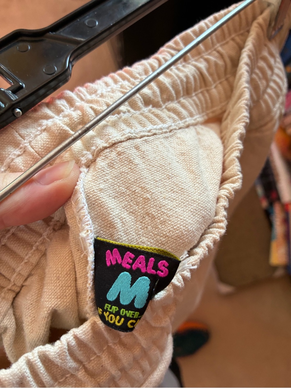 NWT Meals Clothing Chef Pants in Flour - Picture 10 of 11